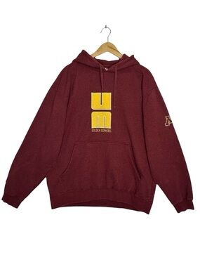 UM University of Minnesota Golden Gophers Burgundy P2 Hoodie Size XL